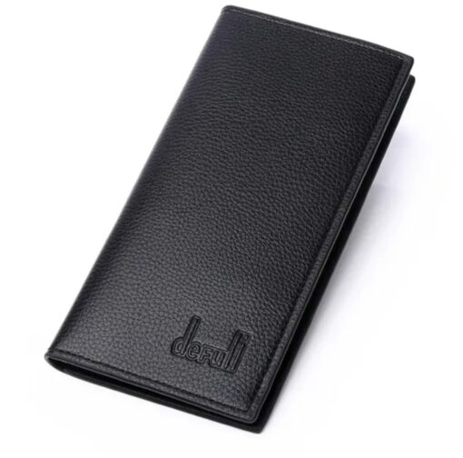 Gray Leather Wallet
