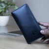 Genuine Leather Long Wallet (Black Colour)